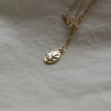 925 Silver Leaf Pendant Necklace French Tree Design Clavicle Friendship Jewelry
