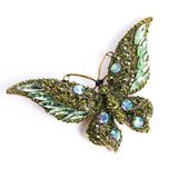 Big Butterfly Crystal Pin Brooch for Women Party Banquet Rhinestone Pin