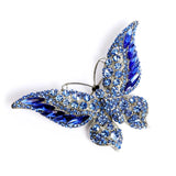 Big Butterfly Crystal Pin Brooch for Women Party Banquet Rhinestone Pin