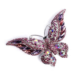 Big Butterfly Crystal Pin Brooch for Women Party Banquet Rhinestone Pin