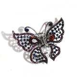 Butterfly Crystal Hair Claw Crab Women Banquet Hair Accessories Rhinestone
