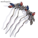 Crystal Bridal Hair Comb Wedding Hair Clip Rhinestone Flower Hairpin