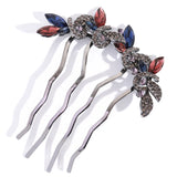 Crystal Bridal Hair Comb Wedding Hair Clip Rhinestone Flower Hairpin