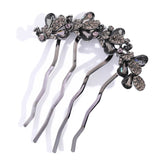 Crystal Bridal Hair Comb Wedding Hair Clip Rhinestone Flower Hairpin