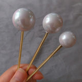 Shell Pearls Hair Sticks for Bride Wedding Hair Accessories