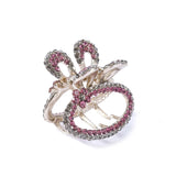 Morkopela Rhinestone Hair Claw for Girls Women
