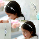 Morkopela Girls Flower Headbands Princess Rhinestone Hairbands
