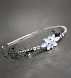 Morkopela Girls Flower Headbands Princess Rhinestone Hairbands