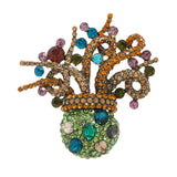 Crystal Octopus Brooch Rhinestone Animal Pin for Clothes Scarf Gift