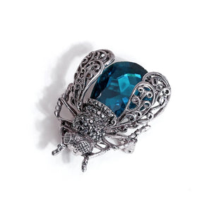 Crystal Insect Brooch Beetles Pin for Women Jewelry