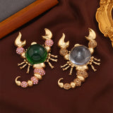 Resin Scorpion Brooches 2-color Lovely Insects Pin
