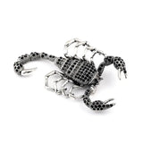 Vintage Rhinestone Brooch Pin for Women Crystal Scarf Clip
