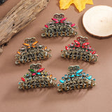 Vintage Butterfly Hair Claw Crab Women Metal Hair Clip Accessories