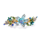 Vintage Flower Hair Jewelry Rhinestone Hair Accessories For Women