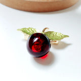 Red Cherry Enamel Pin Costume Brooch Women Jewelry Accessory