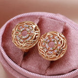 Moroccan Desert Style Colorful Zircon Earrings for Women