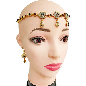 Moroccan Crystal Wedding Hair Accessories Bridal Set