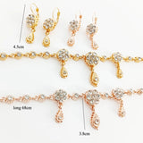 Moroccan Crystal Wedding Hair Accessories Bridal Set