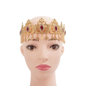 Moroccan Wedding Jewelry Metal Tassel Hair Chain