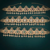 Moroccan Wedding Jewelry Metal Tassel Hair Chain