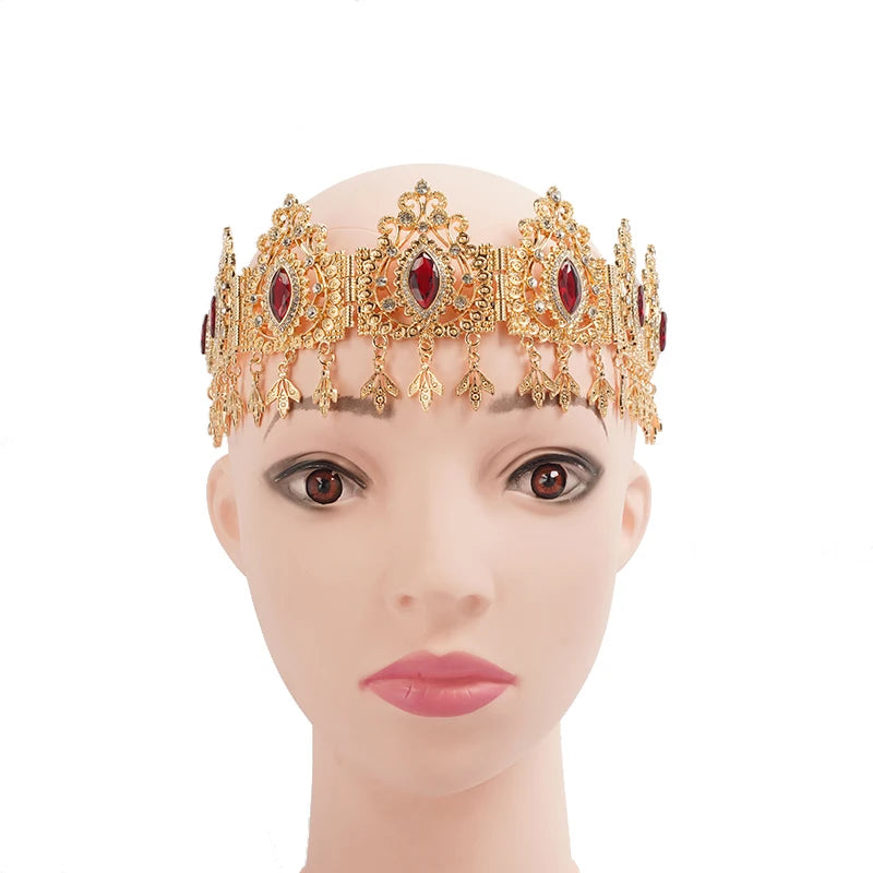Moroccan Wedding Jewelry Metal Tassel Hair Chain