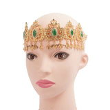Moroccan Wedding Jewelry Metal Tassel Hair Chain