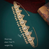 Moroccan Wedding Jewelry Metal Tassel Hair Chain