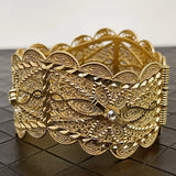Moroccan Bride Vintage Flower Bracelet Wedding Jewelry