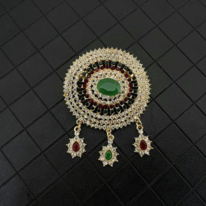 Moroccan Women's Rhinestone Brooch Wedding Party Jewelry