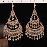 Moroccan Alloy Earrings, French Hook Earrings, Women's Earrings