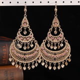 Moroccan Alloy Earrings, French Hook Earrings, Women's Earrings