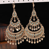 Moroccan Alloy Earrings, French Hook Earrings, Women's Earrings