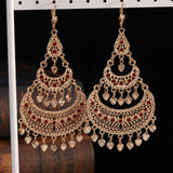 Moroccan Alloy Earrings, French Hook Earrings, Women's Earrings