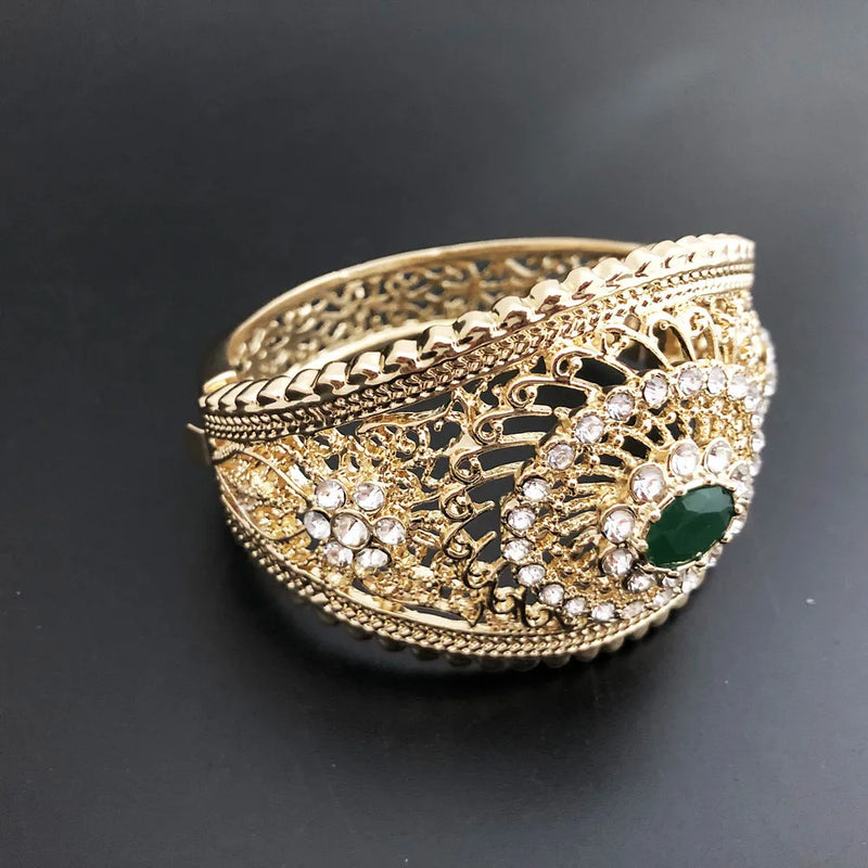 Morocco Wedding Rhinestones Bangle For Women