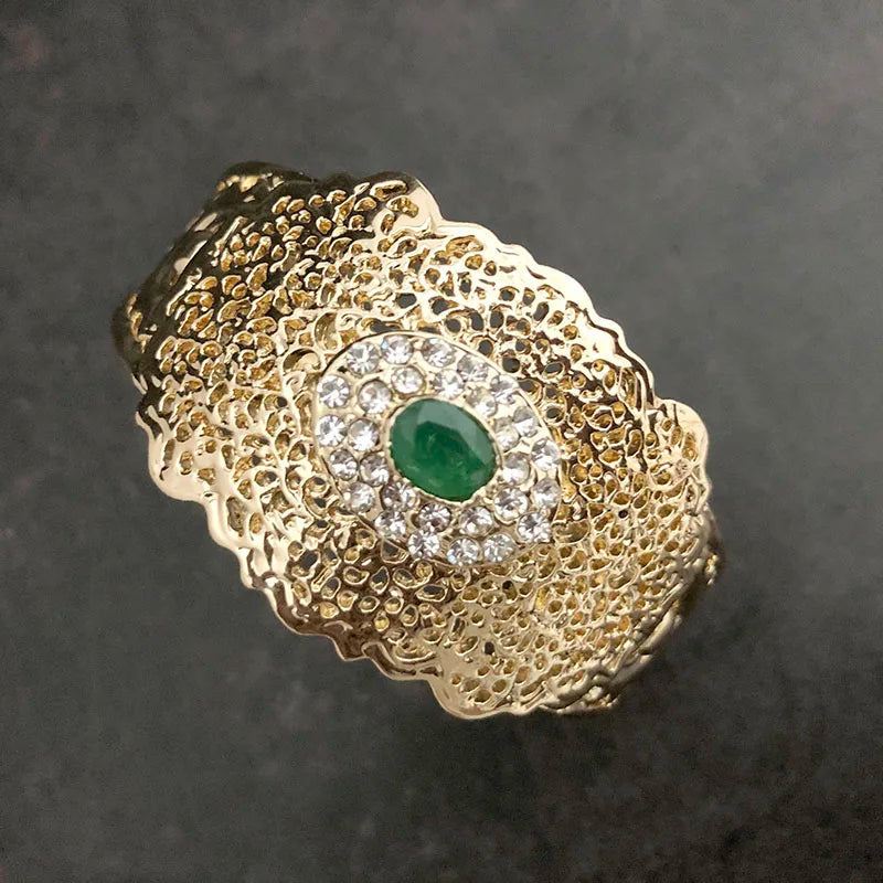 Morocco Wedding Rhinestones Bangle For Women