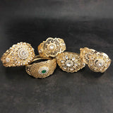 Morocco Wedding Rhinestones Bangle For Women