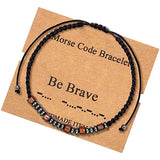 Morse Code Bracelets for Women - Inspirational Jewelry