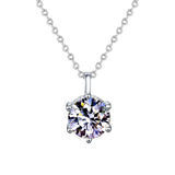 Mosan 925 Sterling Silver Necklace Women's Versatile Pendant Small Jewelry