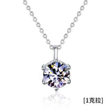 Mosan 925 Sterling Silver Necklace Women's Versatile Pendant Small Jewelry