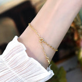 Mosan Sardonyx Bracelet 14K Plated Lucky for Women