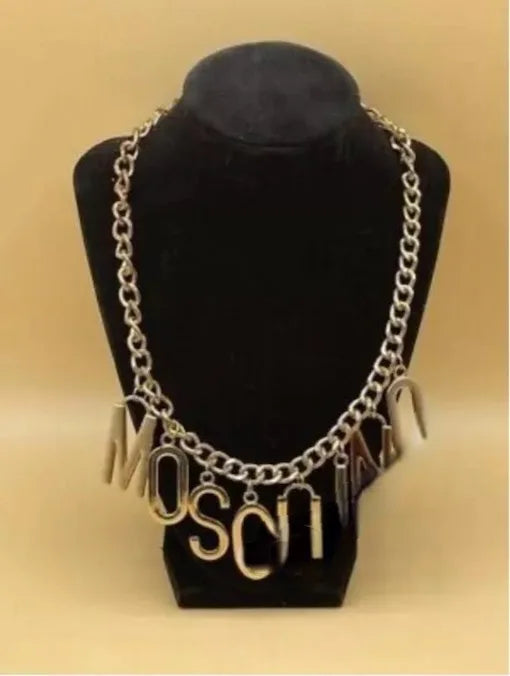 Mosch Letter Necklaces Tassel Necklace Waist Pendant Hellboy Chain Nightclub