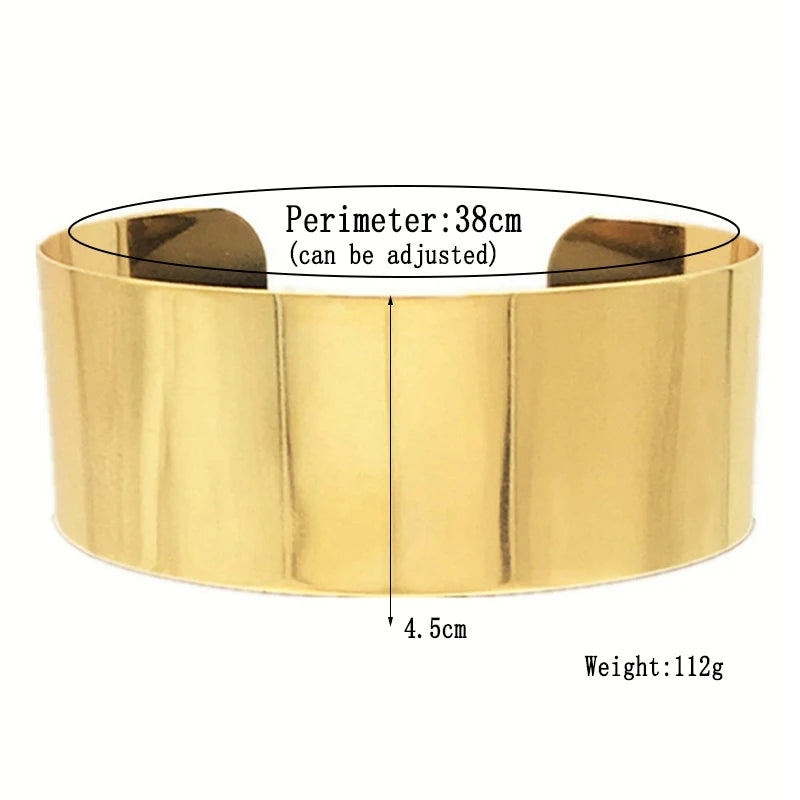 Punk Hyperbole Torques Choker Necklace Women