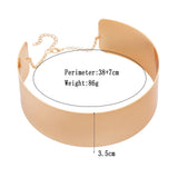 Women Jewelry Punk Metal Torques Choker Necklace for Party