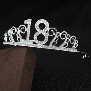 Girls Tiara Headband for Birthday Cake Prom Party Crown