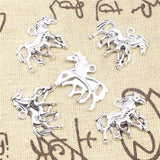 Mother Child Horse Charm Jewelry DIY Finding 25pcs