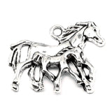 Mother Child Horse Charm Jewelry DIY Finding 25pcs