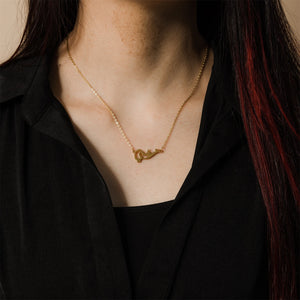 Mother Calligraphy Necklace Arabic Calligraphy Necklace Mother's Gift For MOM