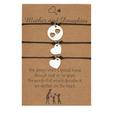 Mother Daughter 3-Piece Thanksgiving Bracelet Set for Mom from Daughter