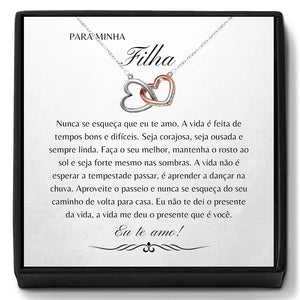 Mother Daughter Necklace Heart Eternity Gift for Women