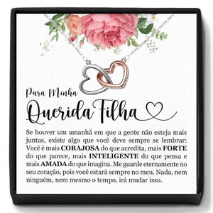 Mother Daughter Necklace Heart Eternity Gift for Women